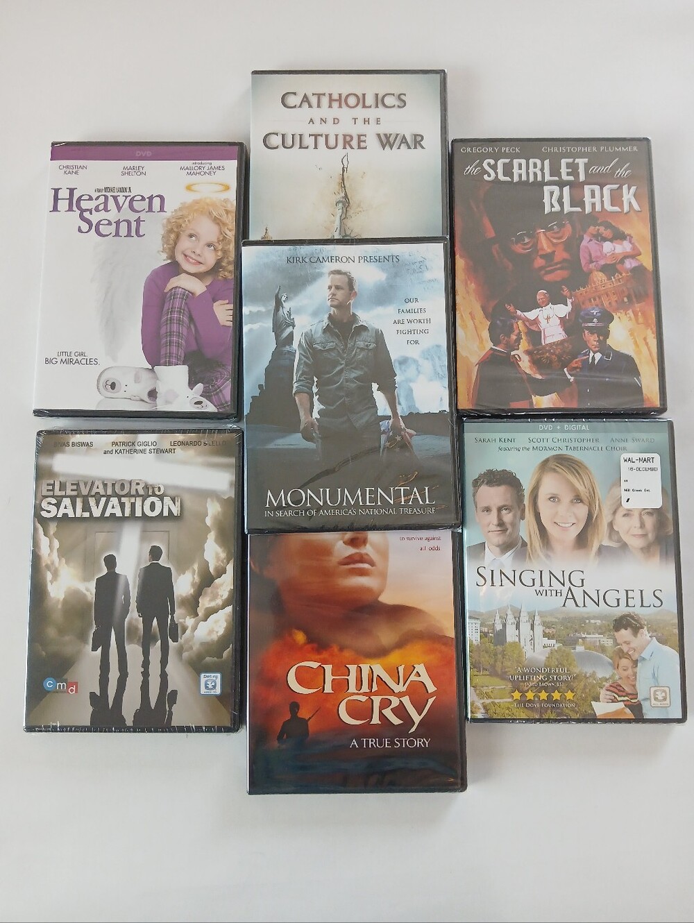 Bundle Lot Of 7 New Christian Catholic DVD Movies